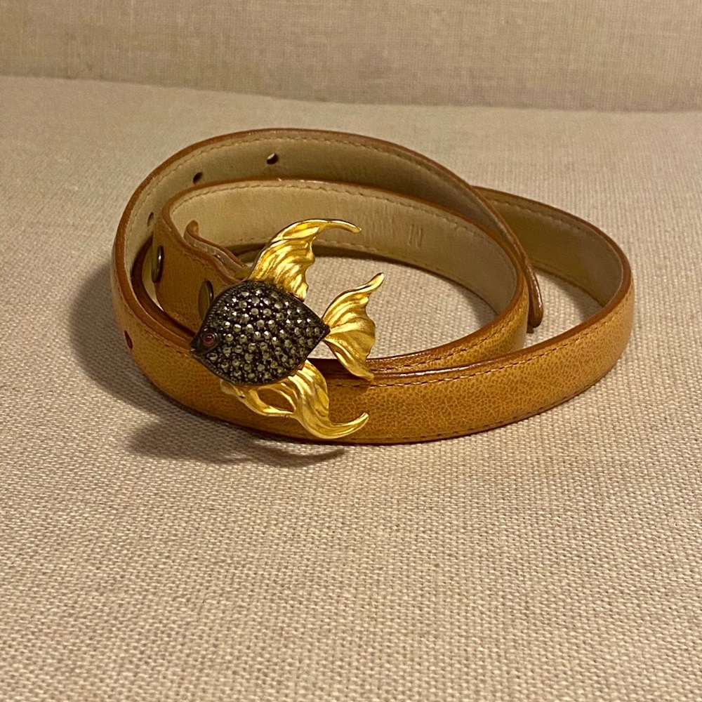 Judith Jack Belt with Angel Fish Buckle - M